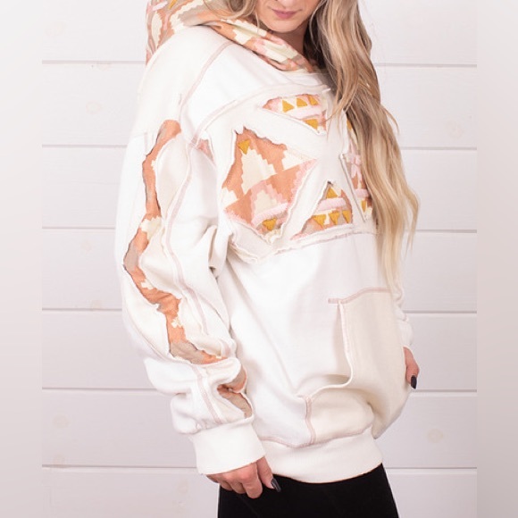 🎉LAST PIECE🎉FREE PEOPLE Nordic It's A Vibe Hoodie - Picture 8 of 13